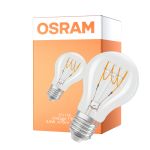Osram Vintage 1906 LED Classic Slim E27 Birne Fadenlampe Klar 4.8W 470lm - 827 Extra Warmweiß | Dimmbar - Ersatz Für 40W